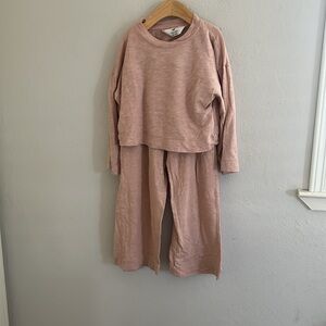 H&M Kids Matching Set in Soft Pink